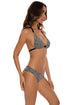 Luli Fama Luli Cheetah SEAMLESS FULL RUCHED BACK BOTTOM